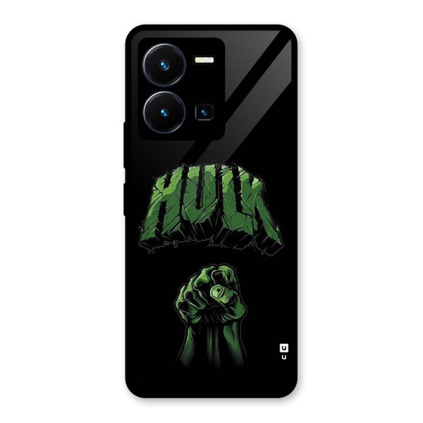 Green Punch Glass Back Case for Vivo Y35