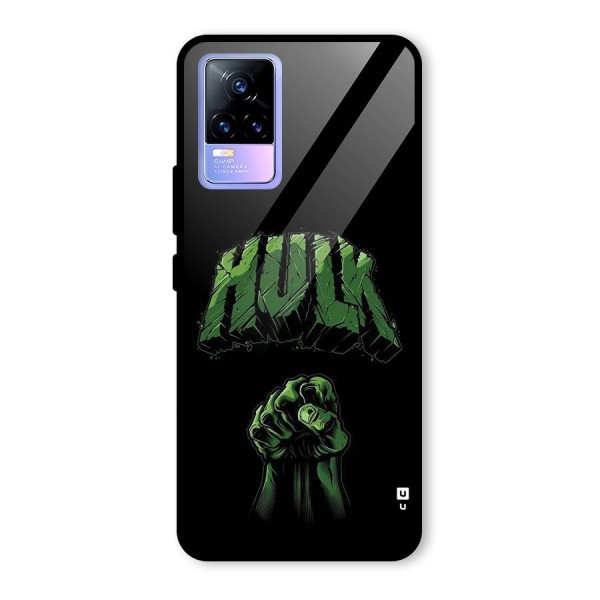 Green Punch Glass Back Case for Vivo Y73