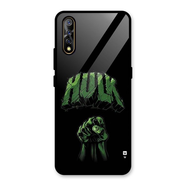 Green Punch Glass Back Case for Vivo Z1x