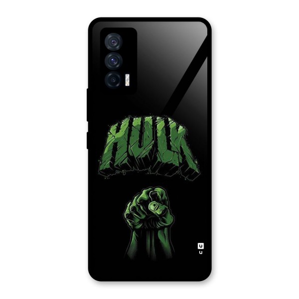 Green Punch Glass Back Case for Vivo iQOO 7 5G