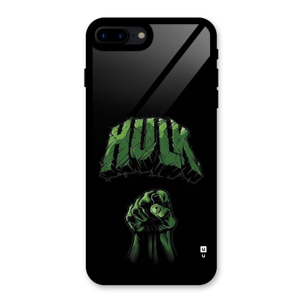 Green Punch Glass Back Case for iPhone 7 Plus