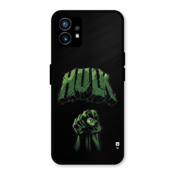 Green Punch Metal Back Case for Nothing Phone 1