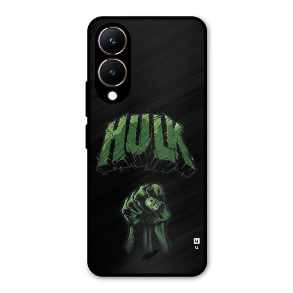 Green Punch Metal Back Case for Vivo Y28