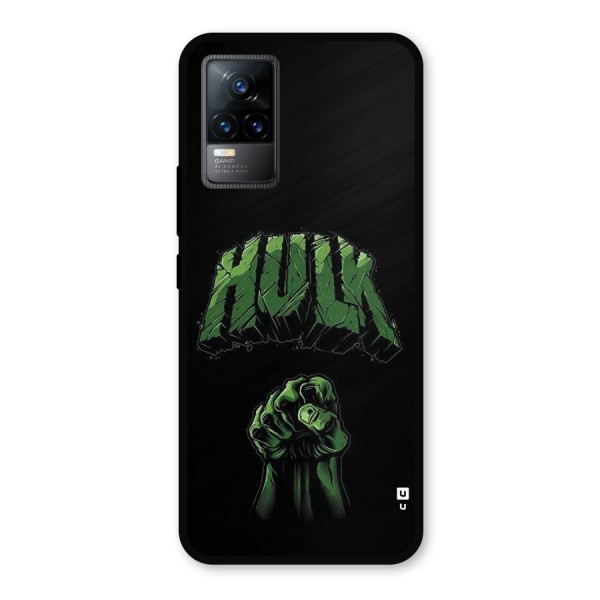 Green Punch Metal Back Case for Vivo Y73