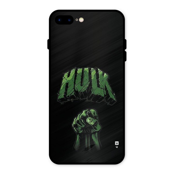 Green Punch Metal Back Case for iPhone 8 Plus