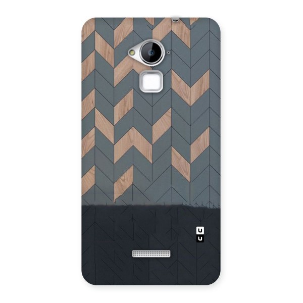 Greyish Wood Design Back Case for Coolpad Note 3