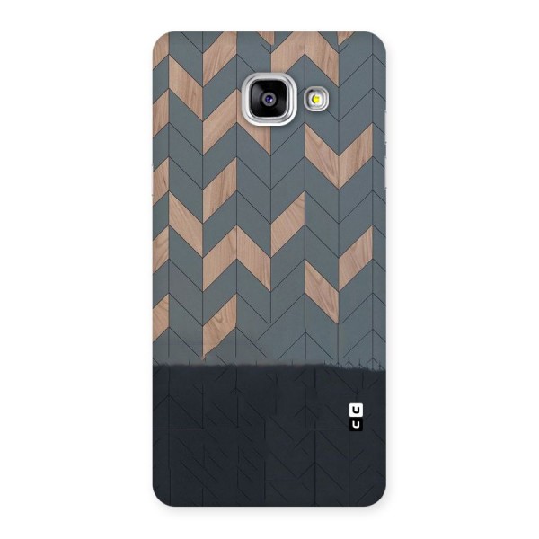 Greyish Wood Design Back Case for Galaxy A5 2016