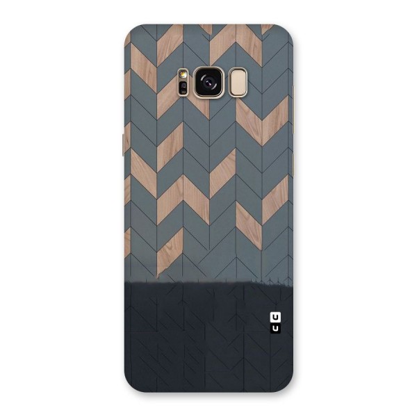 Greyish Wood Design Back Case for Galaxy S8 Plus