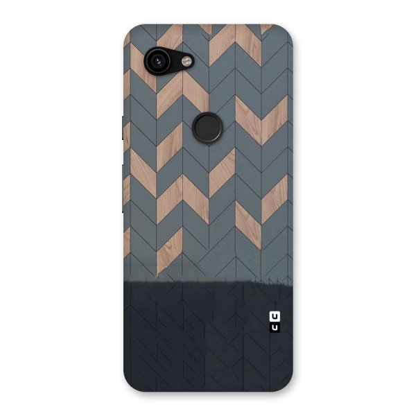 Greyish Wood Design Back Case for Google Pixel 3a