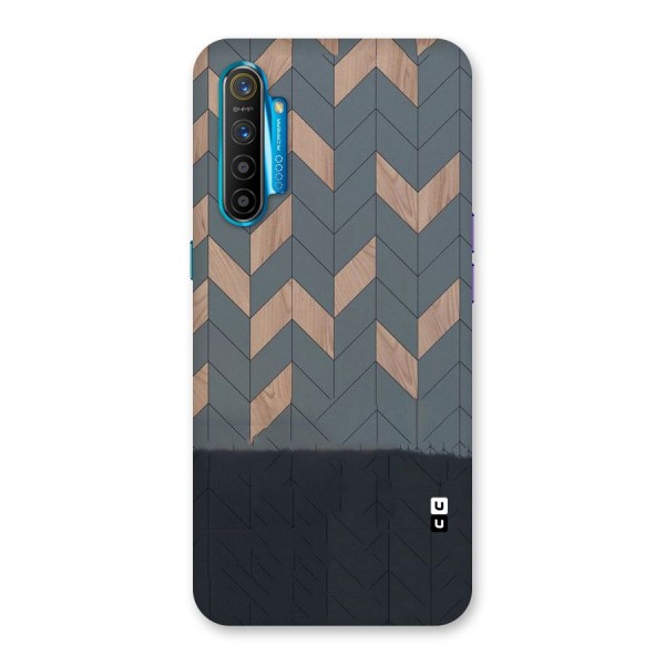 Greyish Wood Design Back Case for Realme XT