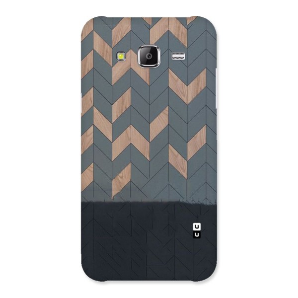 Greyish Wood Design Back Case for Samsung Galaxy J5