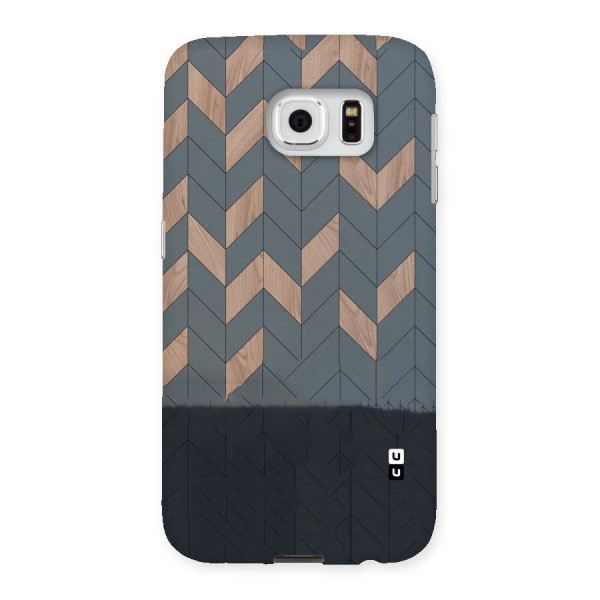 Greyish Wood Design Back Case for Samsung Galaxy S6