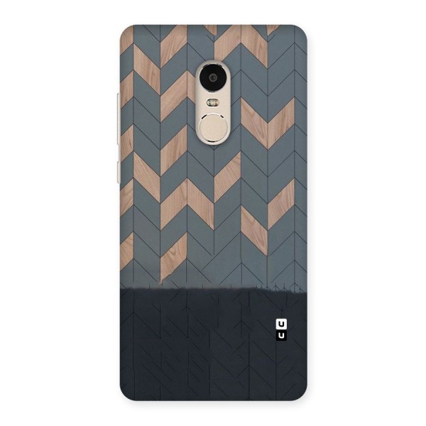 Greyish Wood Design Back Case for Xiaomi Redmi Note 4