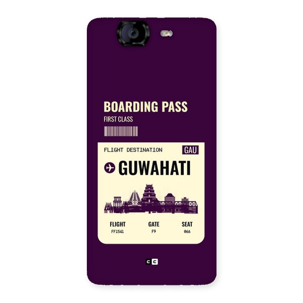 Guwahati Boarding Pass Back Case for Canvas Knight A350