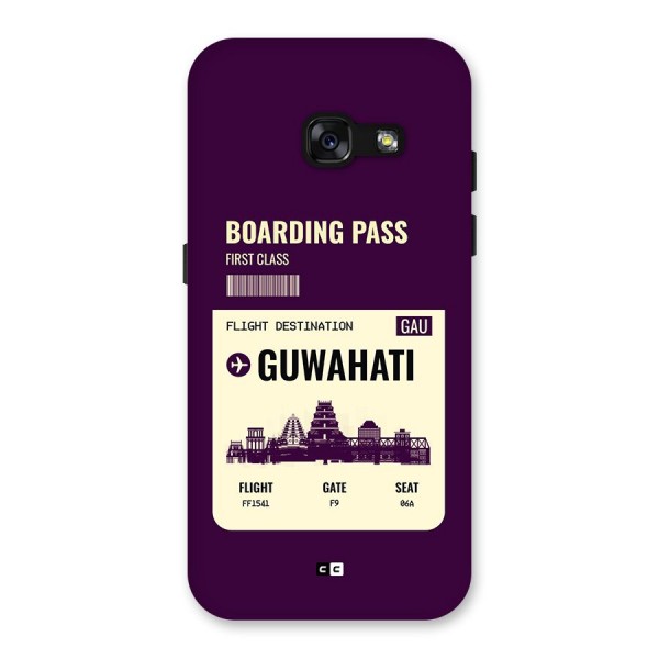 Guwahati Boarding Pass Back Case for Galaxy A3 (2017)