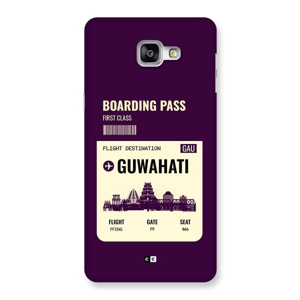 Guwahati Boarding Pass Back Case for Galaxy A9