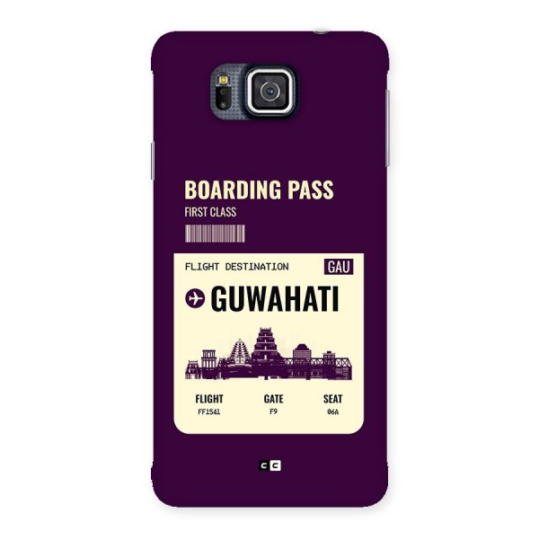 Guwahati Boarding Pass Back Case for Galaxy Alpha