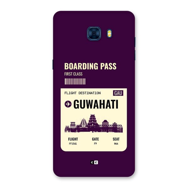 Guwahati Boarding Pass Back Case for Galaxy C7 Pro