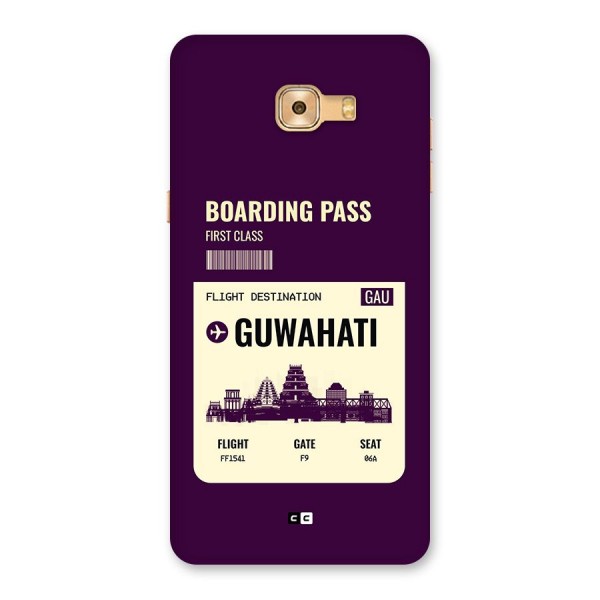 Guwahati Boarding Pass Back Case for Galaxy C9 Pro