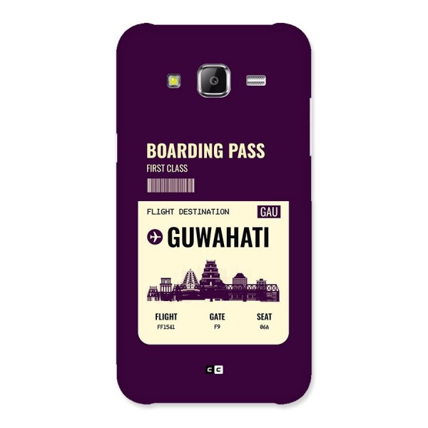 Guwahati Boarding Pass Back Case for Galaxy J5