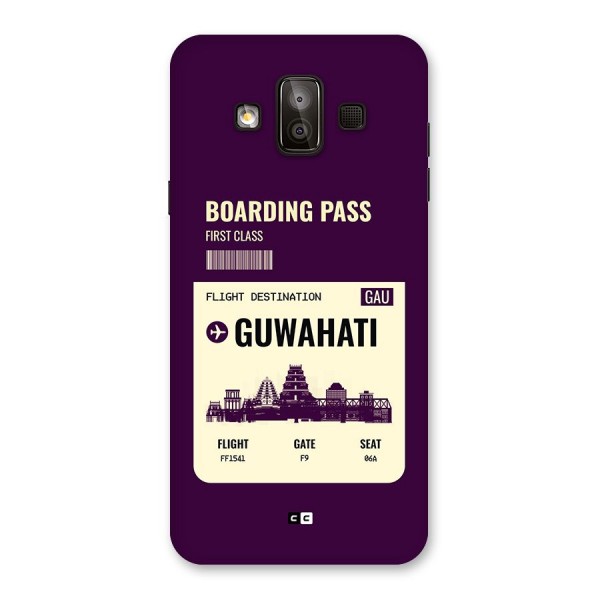 Guwahati Boarding Pass Back Case for Galaxy J7 Duo