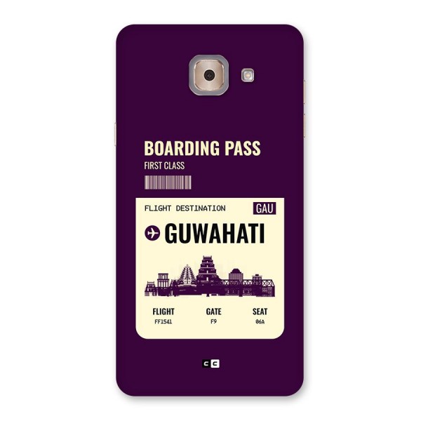 Guwahati Boarding Pass Back Case for Galaxy J7 Max