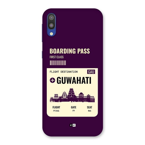 Guwahati Boarding Pass Back Case for Galaxy M10