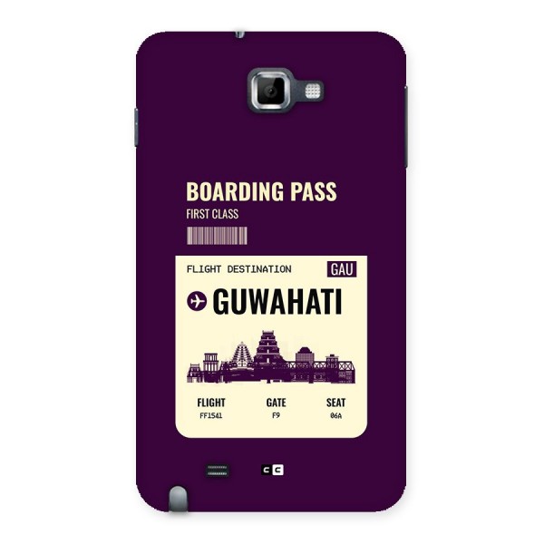 Guwahati Boarding Pass Back Case for Galaxy Note