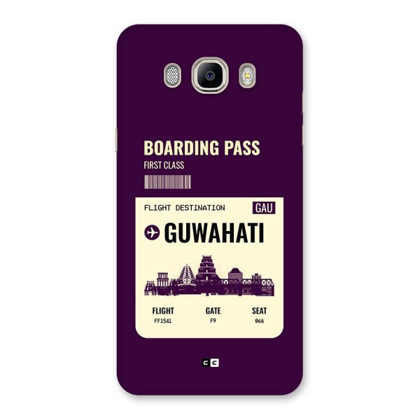 Guwahati Boarding Pass Back Case for Galaxy On8