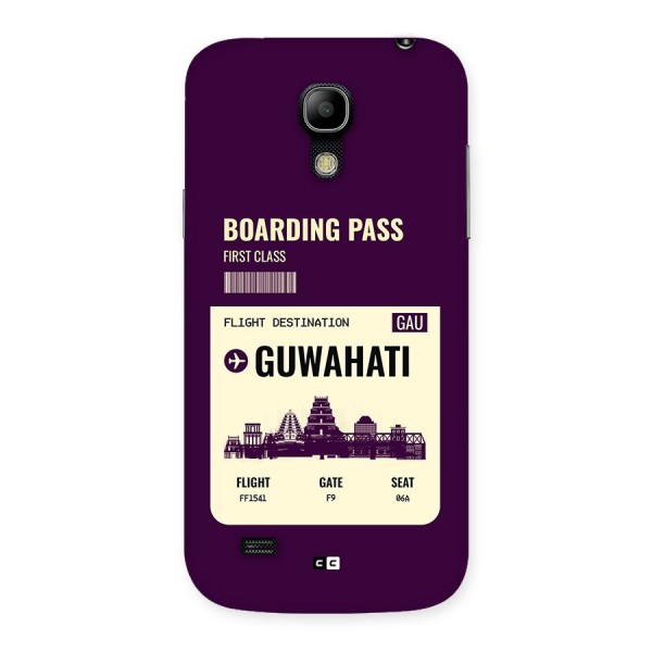 Guwahati Boarding Pass Back Case for Galaxy S4 Mini