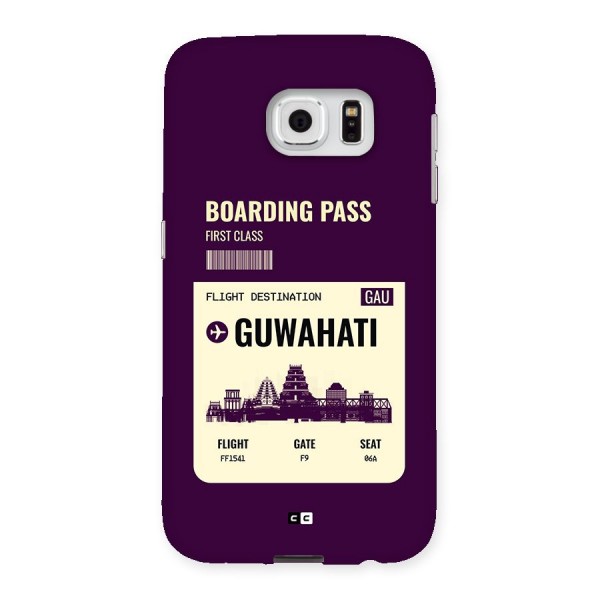 Guwahati Boarding Pass Back Case for Galaxy S6