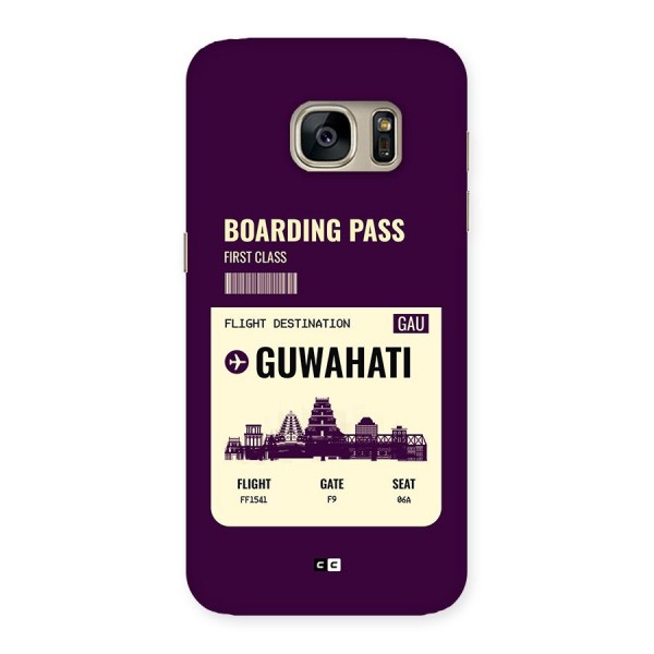 Guwahati Boarding Pass Back Case for Galaxy S7