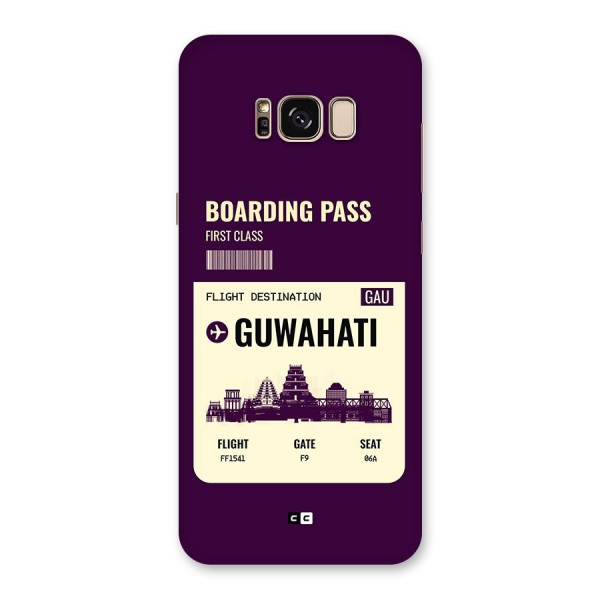 Guwahati Boarding Pass Back Case for Galaxy S8 Plus