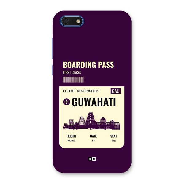 Guwahati Boarding Pass Back Case for Honor 7s