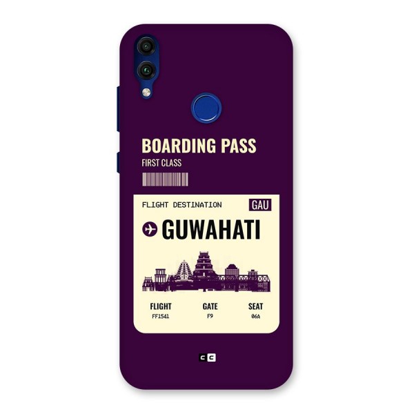 Guwahati Boarding Pass Back Case for Honor 8C