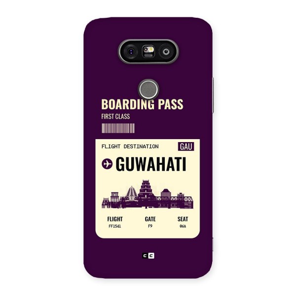 Guwahati Boarding Pass Back Case for LG G5