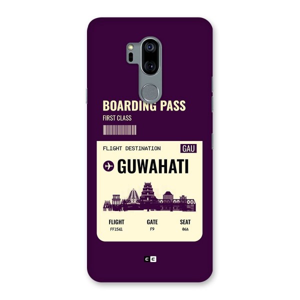Guwahati Boarding Pass Back Case for LG G7