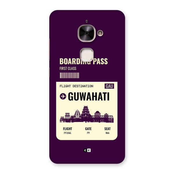 Guwahati Boarding Pass Back Case for Le 2