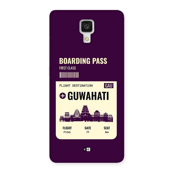 Guwahati Boarding Pass Back Case for Mi4