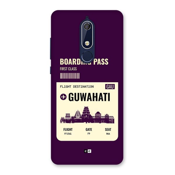 Guwahati Boarding Pass Back Case for Nokia 5.1