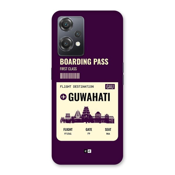 Guwahati Boarding Pass Back Case for OnePlus Nord CE 2 Lite 5G
