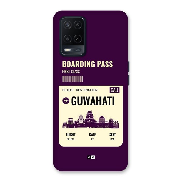 Guwahati Boarding Pass Back Case for Oppo A54