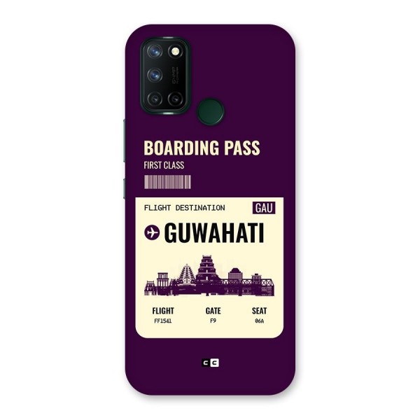 Guwahati Boarding Pass Back Case for Realme C17