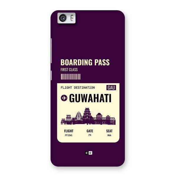 Guwahati Boarding Pass Back Case for Redmi Mi 5