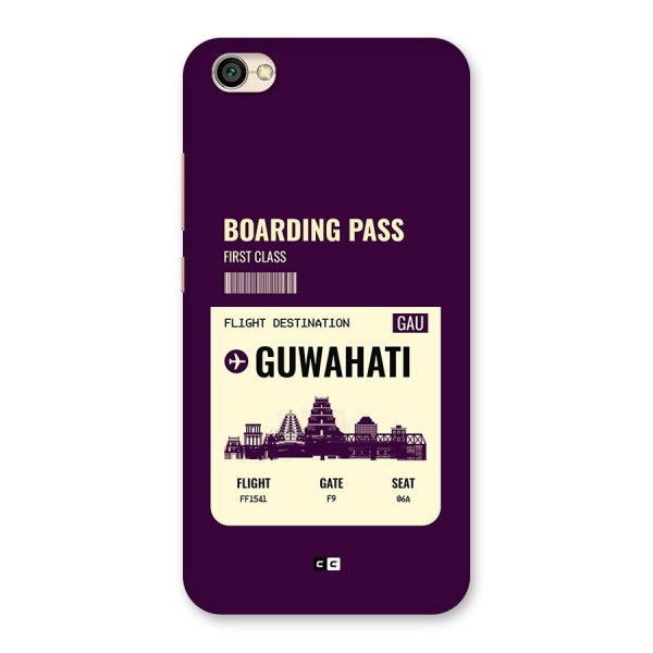 Guwahati Boarding Pass Back Case for Redmi Y1 Lite