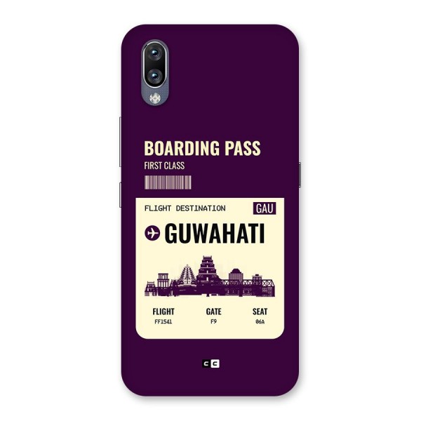 Guwahati Boarding Pass Back Case for Vivo NEX