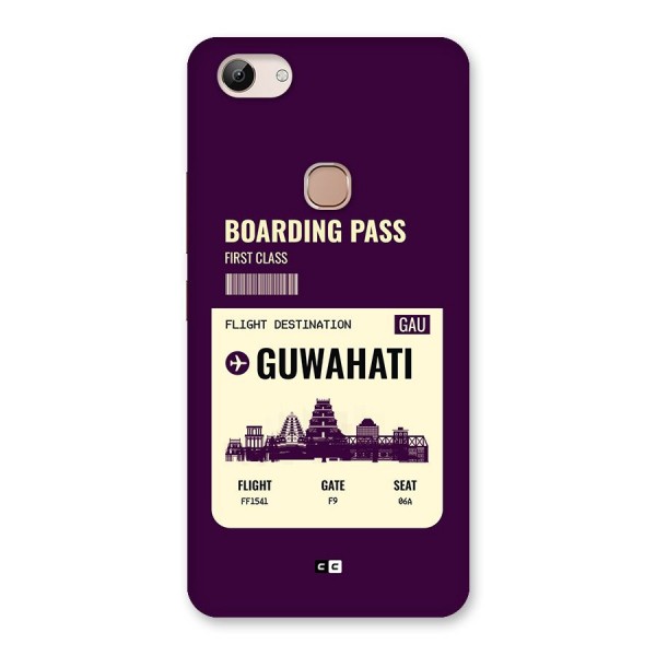 Guwahati Boarding Pass Back Case for Vivo Y83