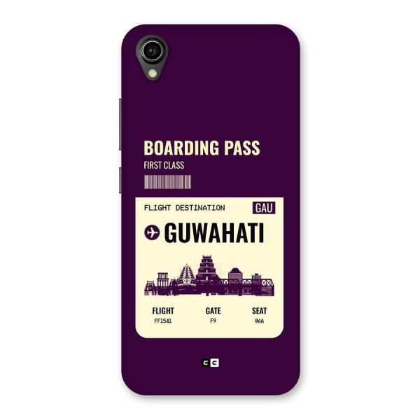 Guwahati Boarding Pass Back Case for Vivo Y91i