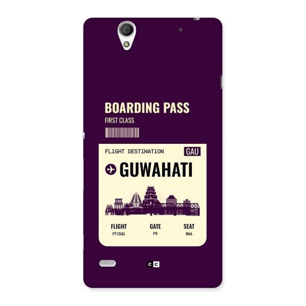 Guwahati Boarding Pass Back Case for Xperia C4