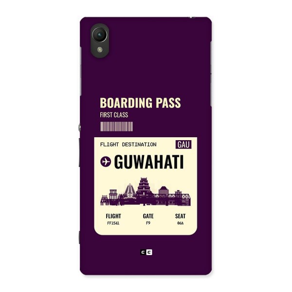 Guwahati Boarding Pass Back Case for Xperia Z1